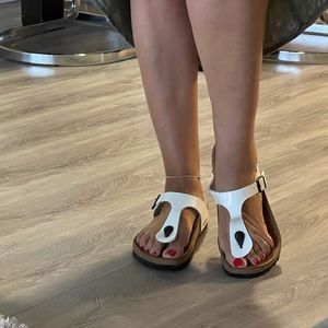 White Birkenstocks